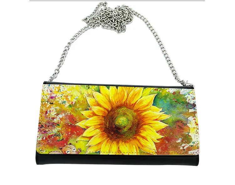 Sublimation Ladies  Wallet with Chain