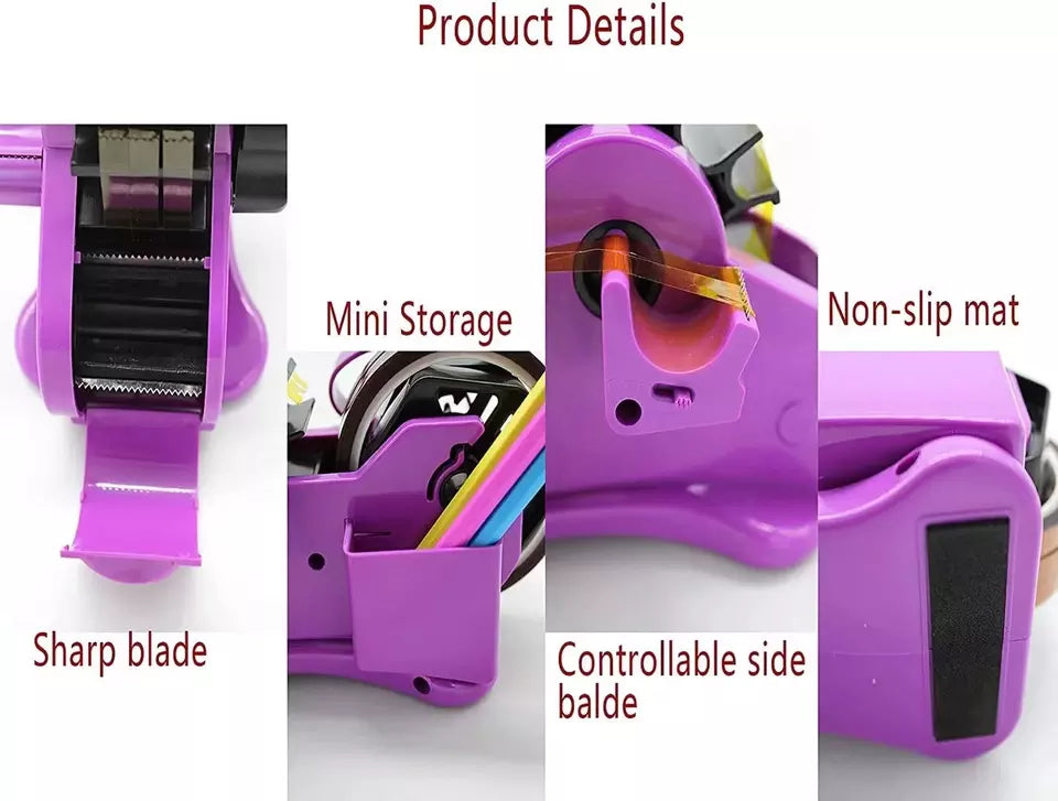 Tape Dispenser for Desk with 1 inch and 3 inch Core