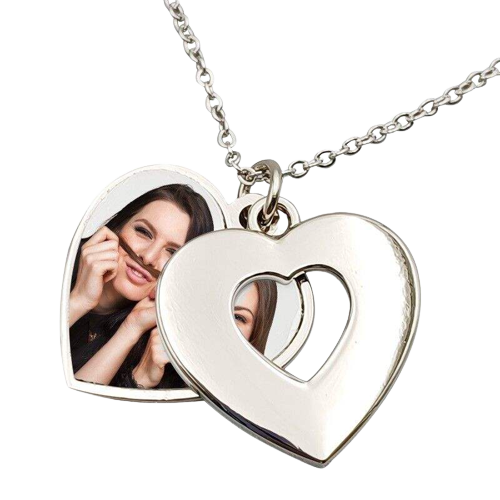 Sublimation Heart Necklace