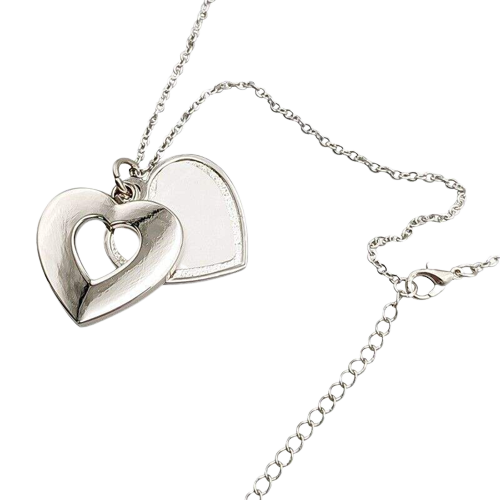 Sublimation Heart Necklace