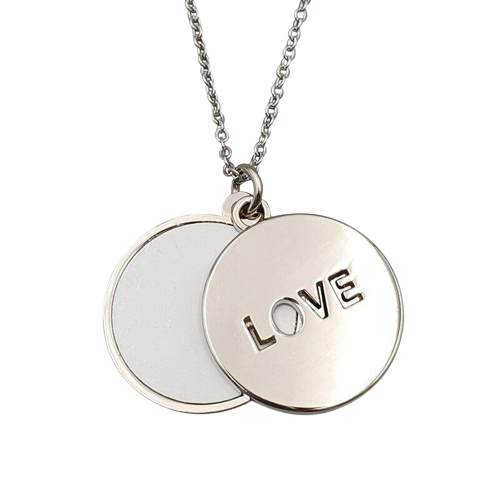 Sublimation Love Necklace