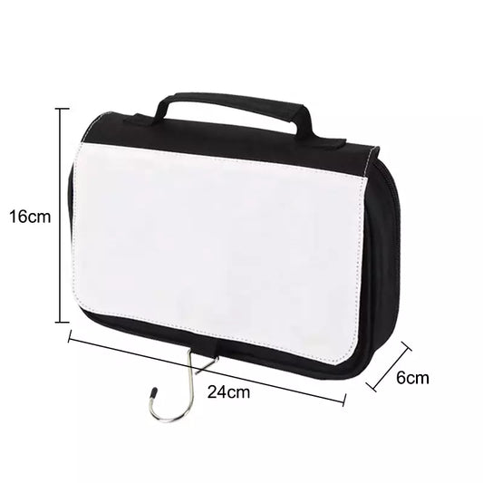 Toiletry Kits Sublimation Blank Travel Wash Bag with Hook