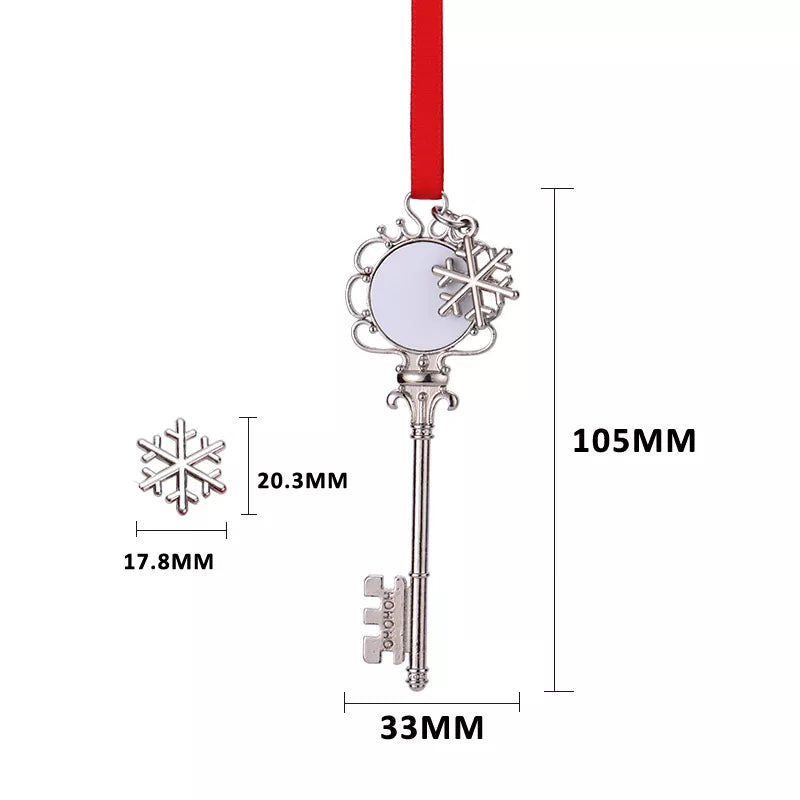 Sublimation Key Christmas Ornament