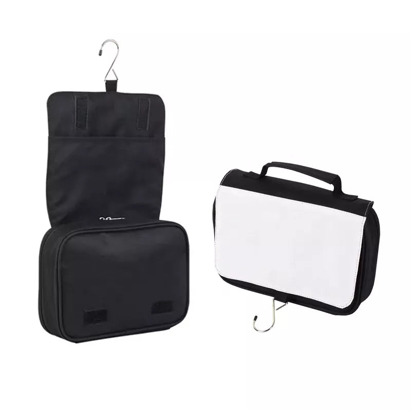 Toiletry Kits Sublimation Blank Travel Wash Bag with Hook