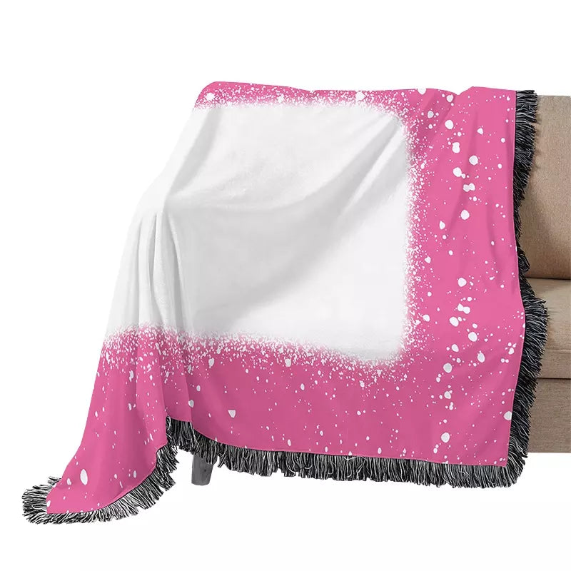 Sublimation Faux Bleached Blanket