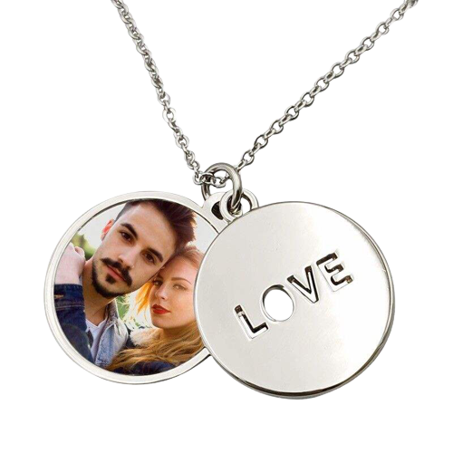 Sublimation Love Necklace